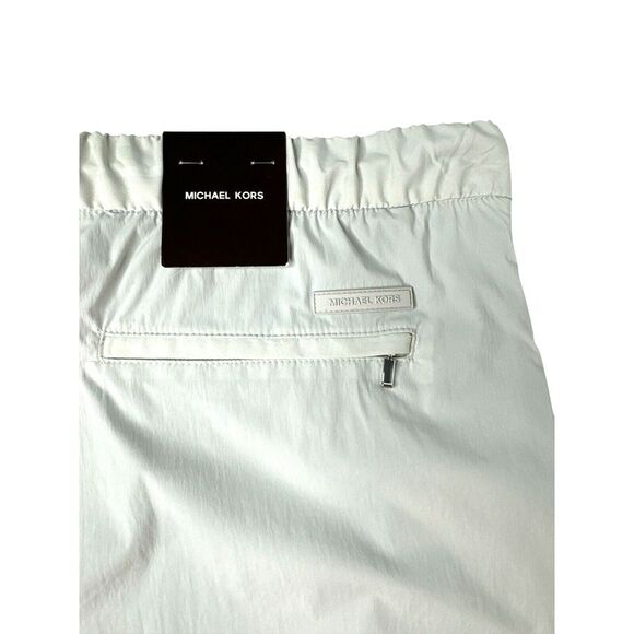 Michael Kors Men's Nylon Stretch Performance Shorts, Size XL, Aluminum - Picture 8 of 15